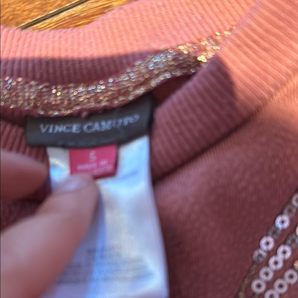 Vince Camuto Pink Sweater with Unicorn Graphic - Picture 5 of 12